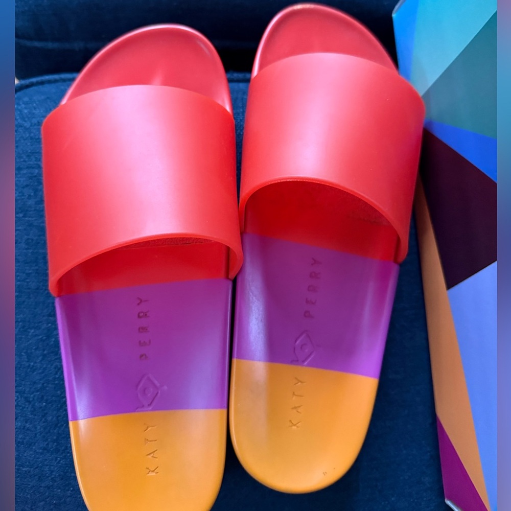 Katy Perry Collections Red and Orange Sandals